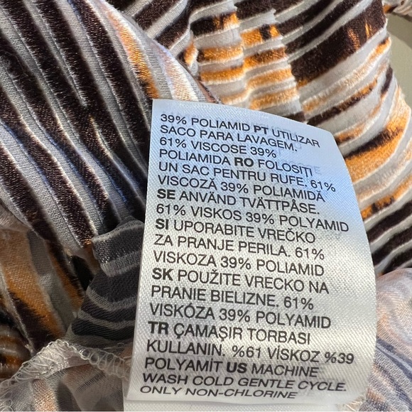 & Other Stories Strappy Cowl-Neck Midi Dress Sz 12 Y2K Long Summer Dress Brown - Picture 5 of 13